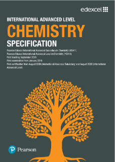 Pearson Edexcel International A Level Chemistry Specification